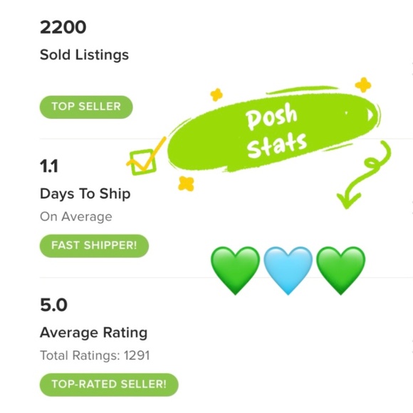 💛TRUSTED 5⭐️ Closet, Info./Stats here..... - Picture 2 of 9